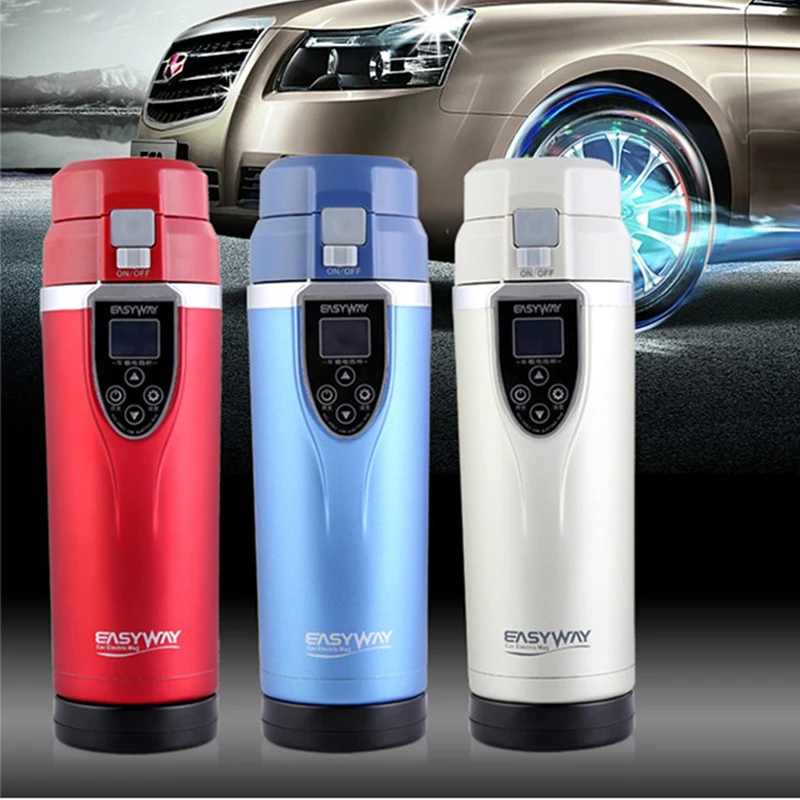 Быстрая доставка 12 В автомобильная кружка с подогревом для путешествий термос