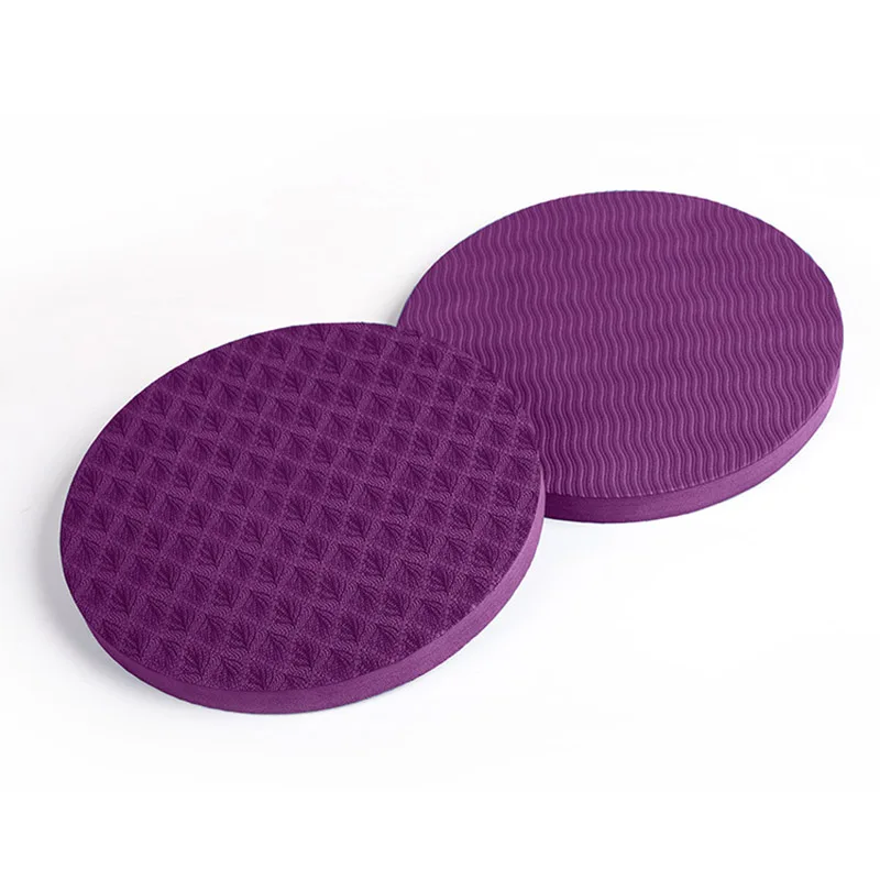 

Good Healthy 2 Pcs Round Shape Non-slip Convenience Yoga Support Pad Small Piece Sports Balance Protections Pad