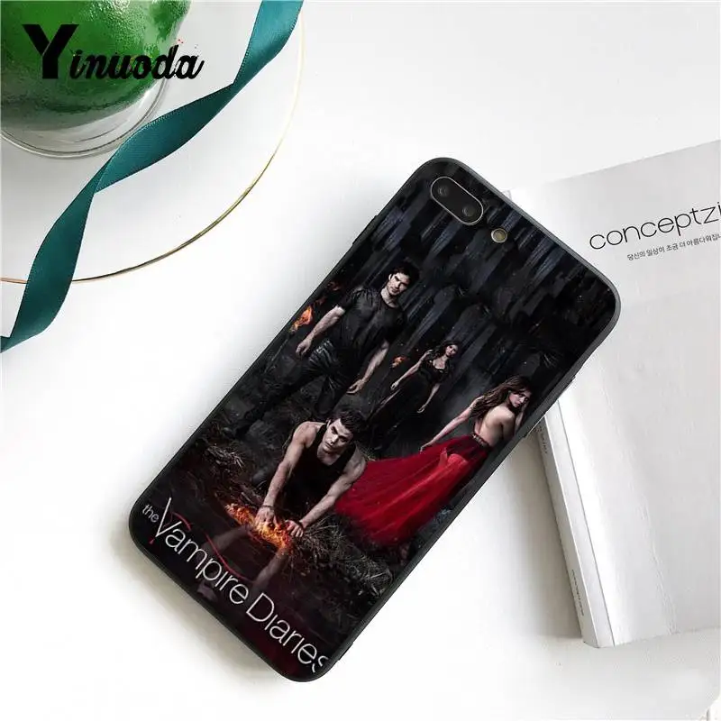 Чехол Yinuoda для iPhone 7 6 X Дневники вампира замечательный популярный чехол телефона 6S