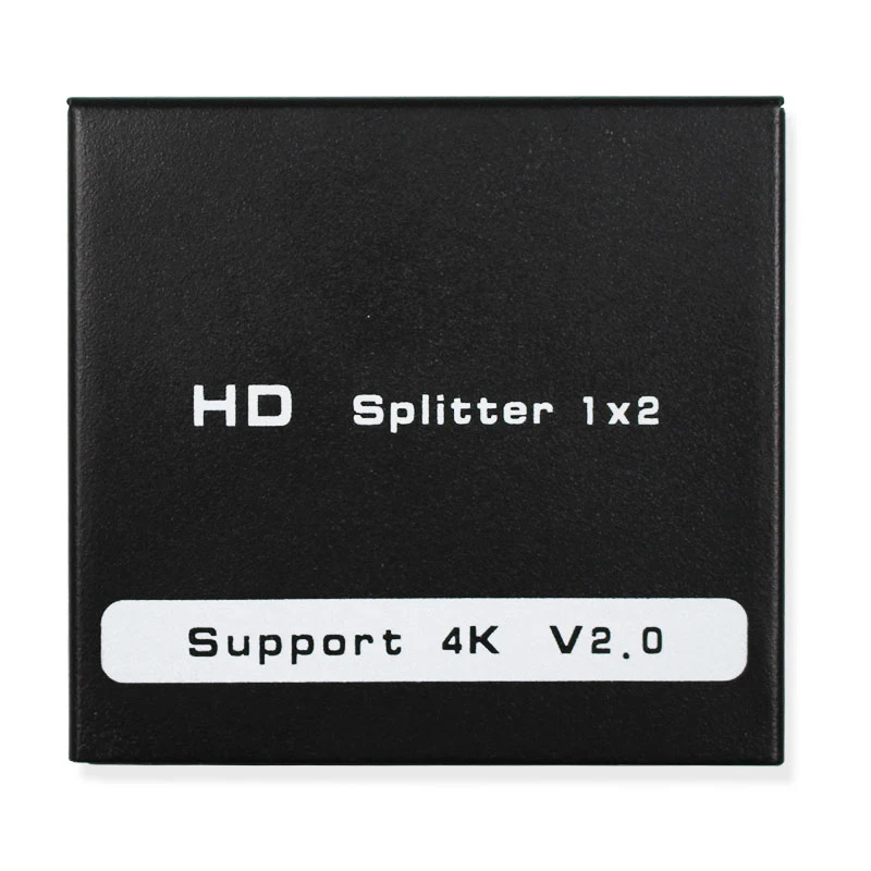 

HDMI Splitter 2 Port HDMI 2.0 Full HD 2160P HDR Extender 1X2 1 in 2 out 4kx2k/60Hz Support HDCP2.2 3D For PC DVR