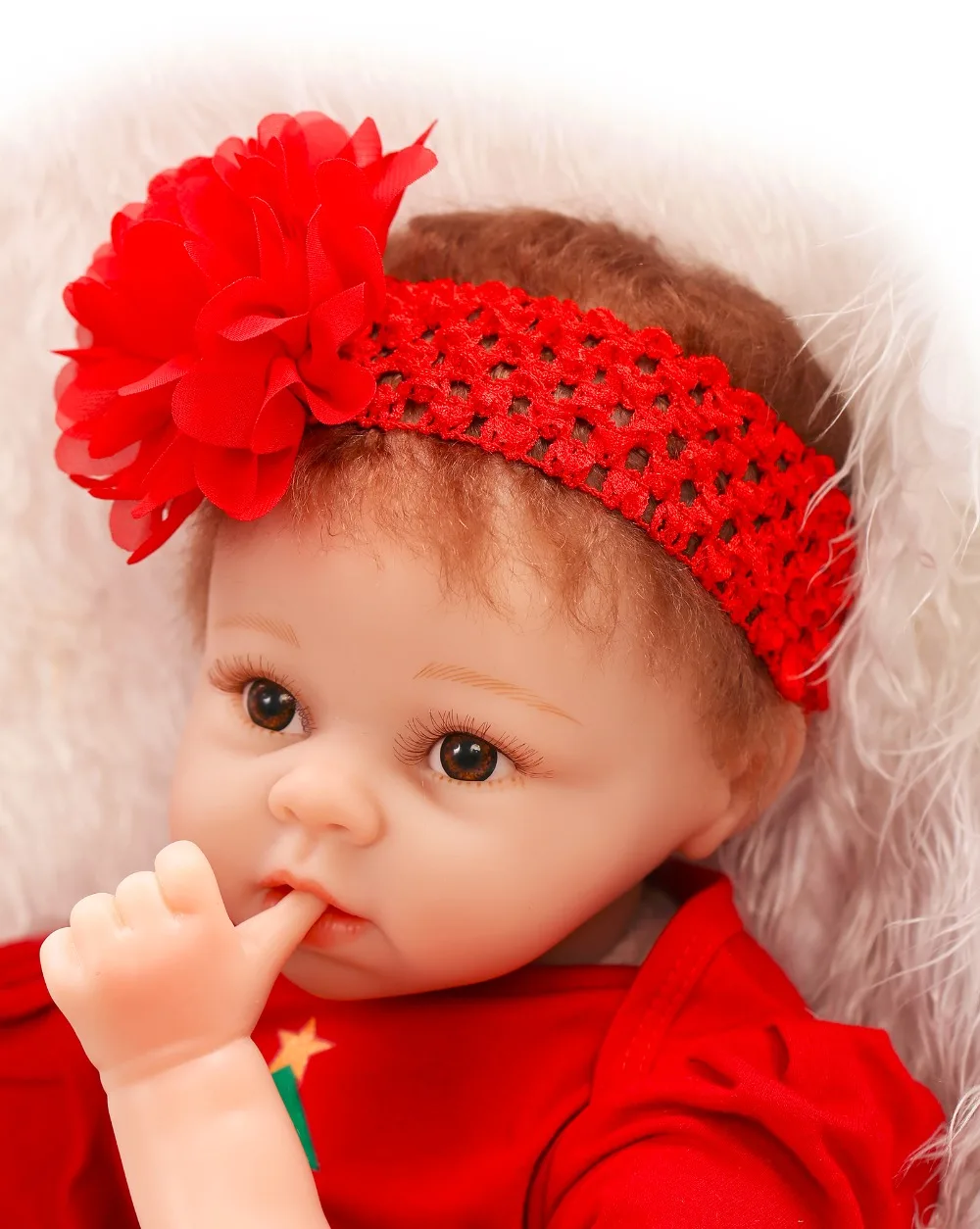 2018 Новые 22" Реалистичные Куклы-реборн-беби из силикона, жизненно похожие на настоящих младенцев, партнеры в росте детей, игрушки для новорожденных.