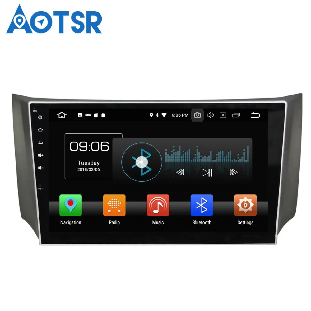 Автомобильный DVD плеер Aotsr Android 8 0 7 1 С GPS навигацией для Nissan Slyphy 2012 2015