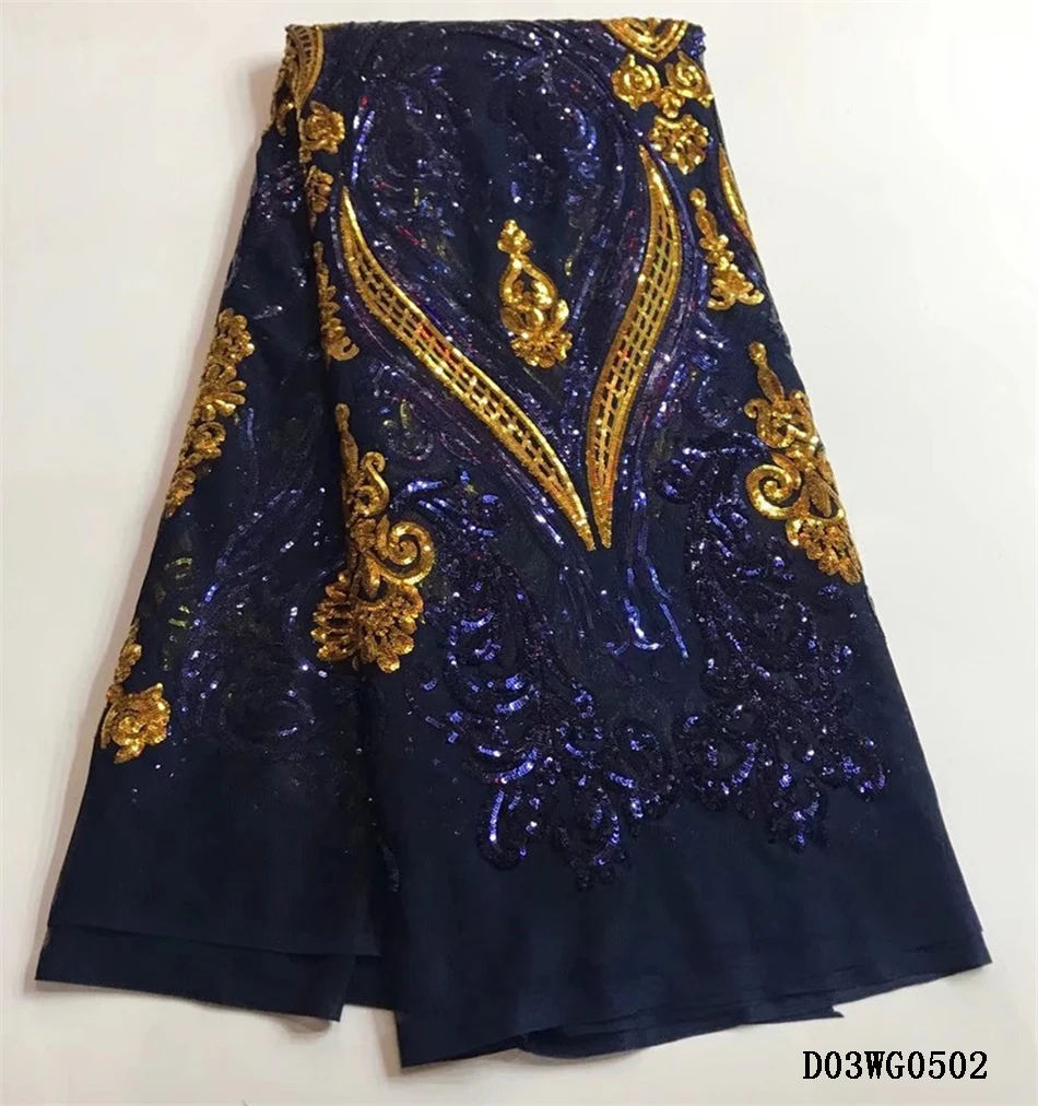 African French Net Lace Heavy lace With Sequin Latest black 2018 High Quality Tulle Fabric For women Evening Dress | Дом и сад