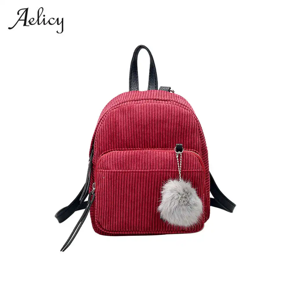 Женский мини рюкзак Aelicy однотонный школьный ярких цветов для девочек