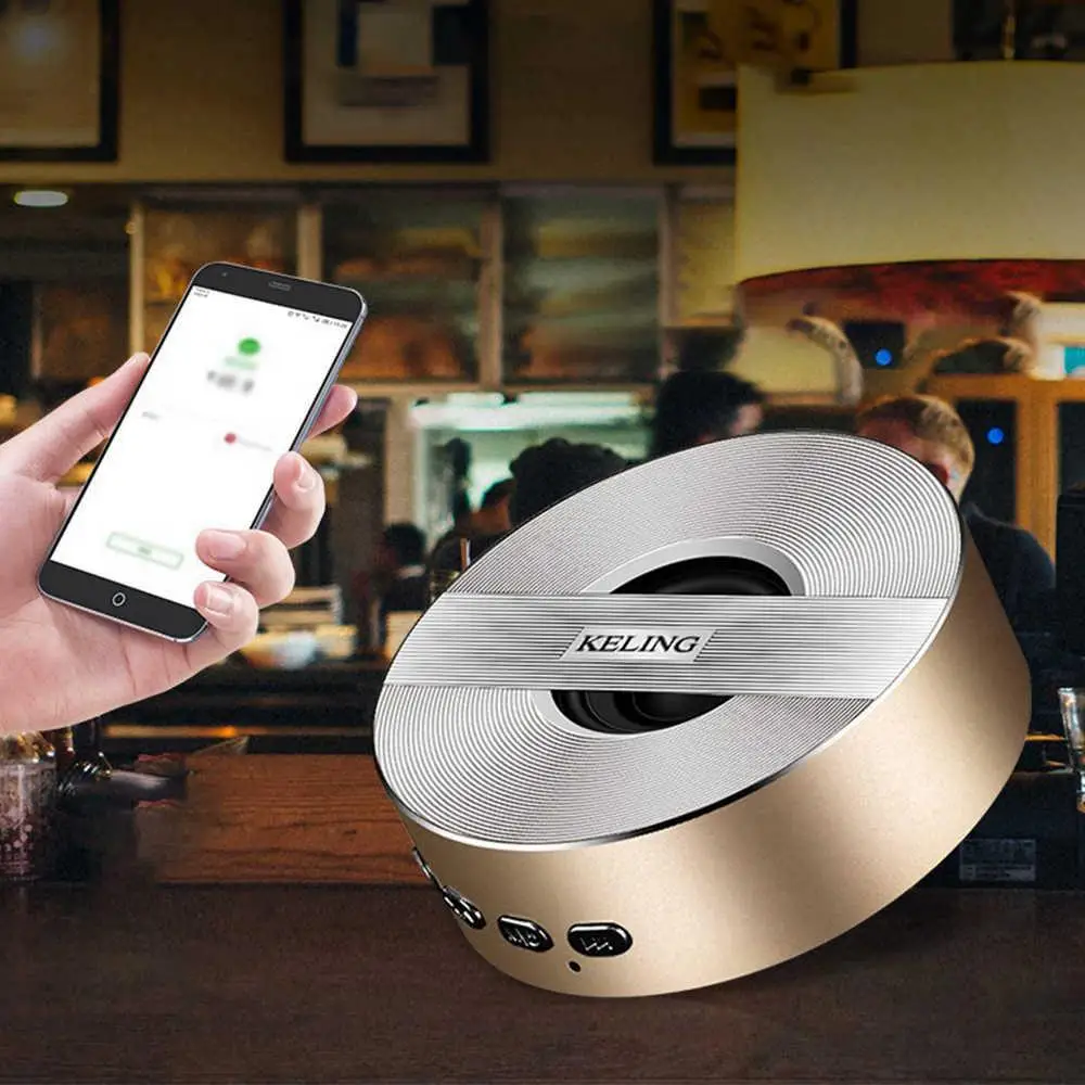 KELING A5 Bluetooth 4 2 Портативный Мощный двойной бас чип металлических материалов