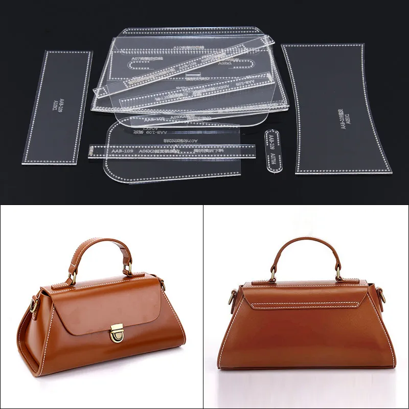 1 комплект лазерная резка DIY ручной работы Одиночная Сумка почтальон через плечо