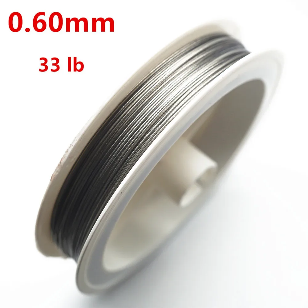 0.6mm steel color 50 м/ролл цвета: золотистый, серебристый тон Бисер провод 0,3/0,35/0,45/0,5/0,6 мм с покрытием Проволока из нержавеющей стали тигровый хвост "для изготовление, поиск ювелирных изделий - Цвет: 0.6mm steel color