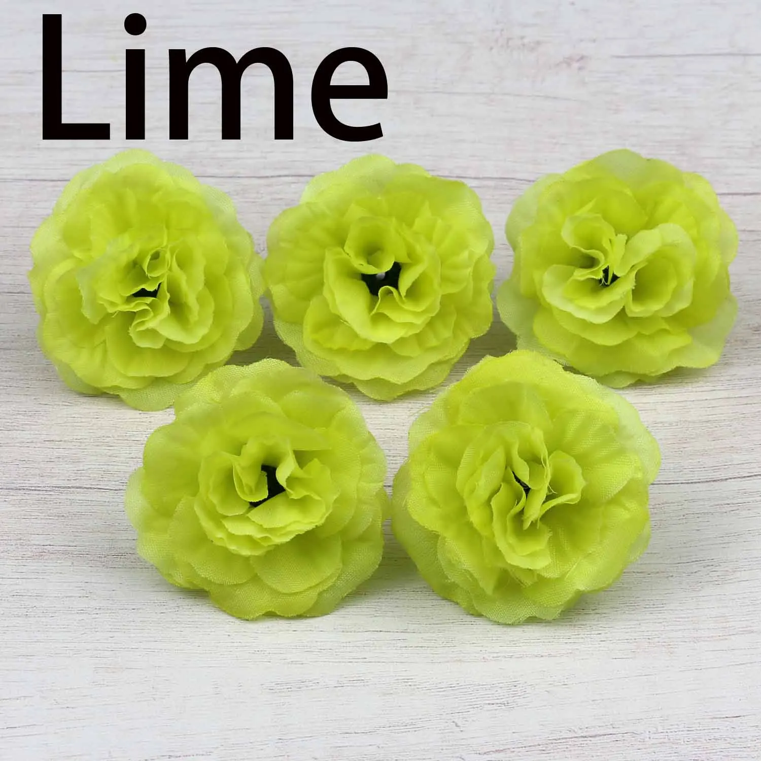 Lime 36 шт. 4 см мини бутоны роз Искусственные Шелковые Цветы вечерние свадебные украшения дома Multi цвет доступны - Цвет: Lime