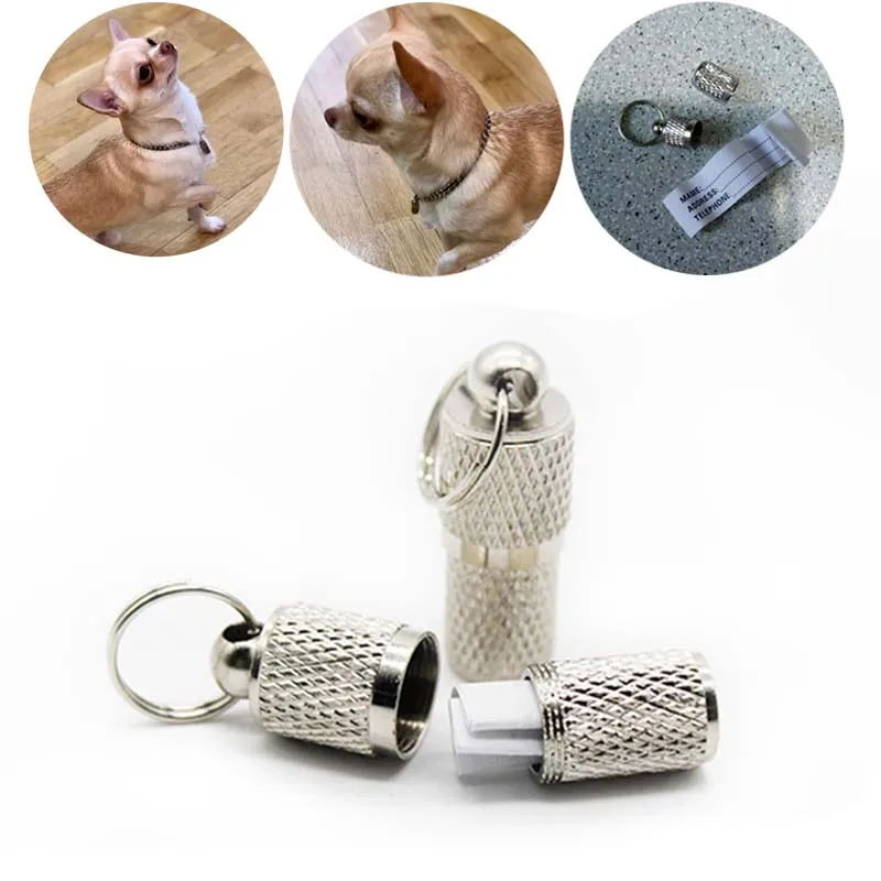 Бирка для собак с защитой от потери табличка именем и на ожерелье этикетка