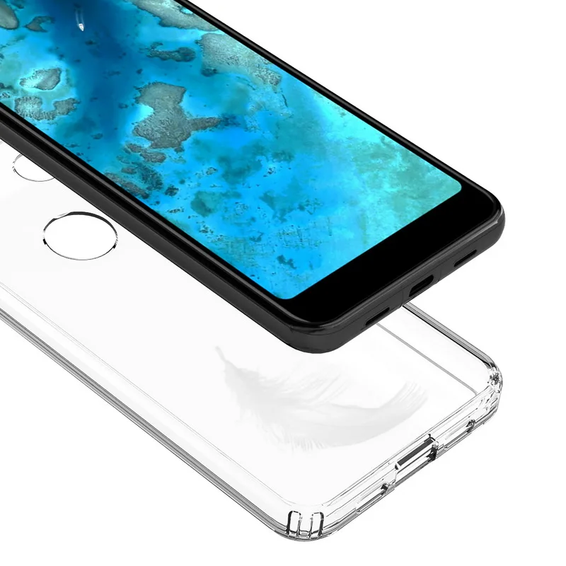 Для Google Pixel 3a XL чехол TPU бампер жесткий PC акриловый прозрачный Кристальный чехол для телефона чехол для Google Pixel 3 3A Lite XL 3AXL 3XL