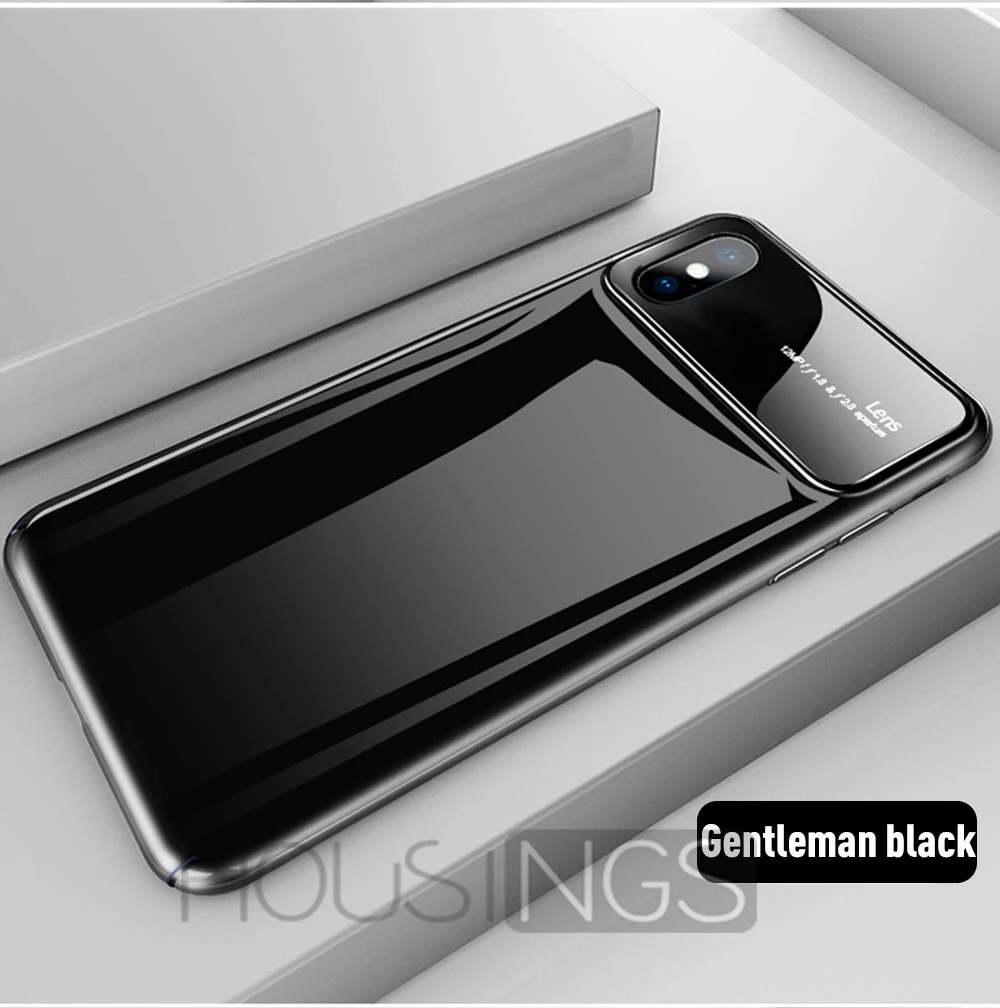 Противоударное Зеркало чехол для телефона для iPhone 7 8 Plus XR закаленное стекло Матовый ПК для iPhone X XS Max 6 6 Роскошные линзы фортепиано Capinhas