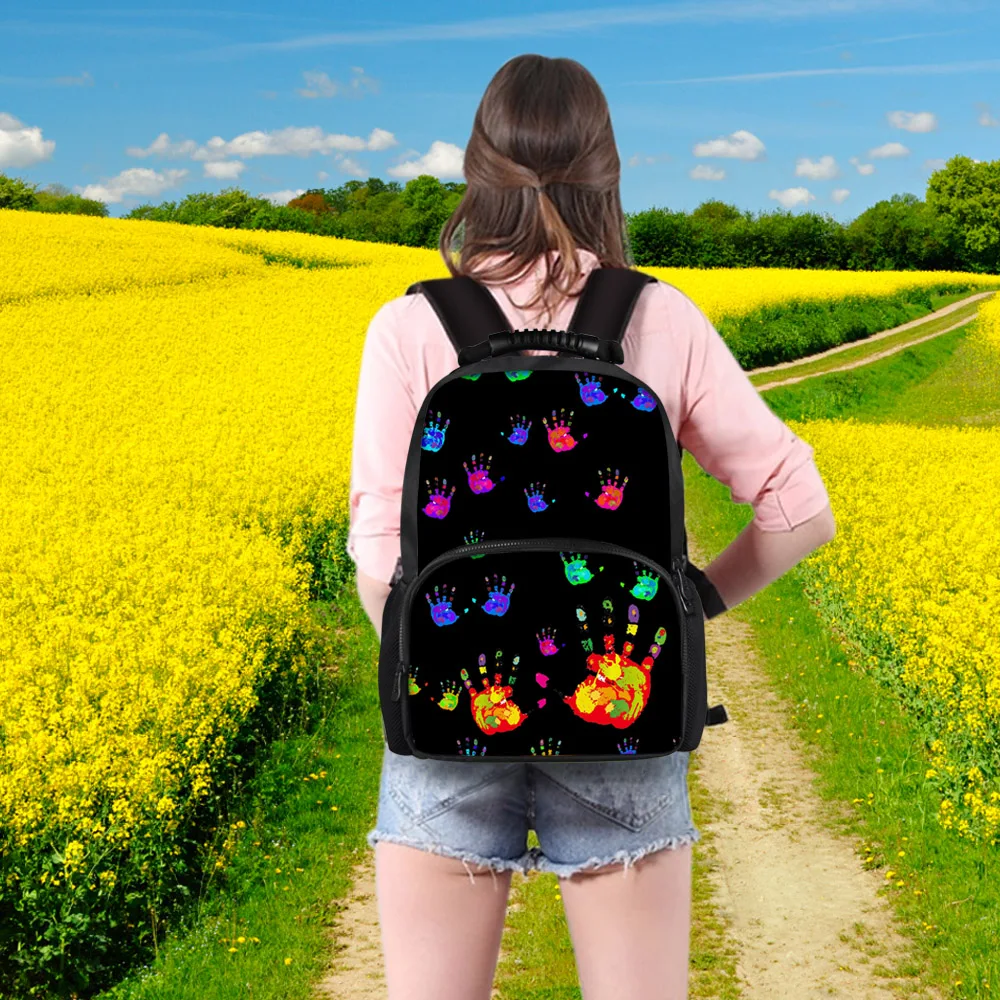 Индивидуальный рюкзак с принтом бабочки женский на плечо для девочек подростков