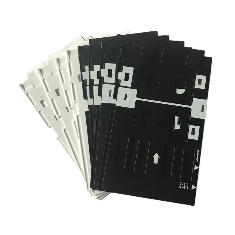 For printing blank inkjet printable white pvc ID card tray used for Epson L801 L805 L810 L850  A50  T50 T60 P50 R260 20pcs/lot