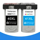 Veteran картридж, планшетофон для Canon PG 40 CL 41 PG40 CL41, для принтера Pixma MX301 iP1900 iP1600 MX300 MP140 160
