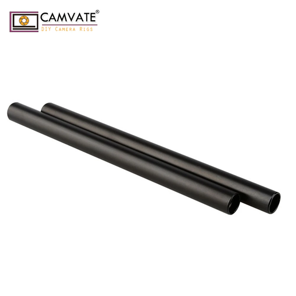 CAMVATE 2 шт. 15 мм алюминиевый стержень (30 см) для камеры штатив Монтажная