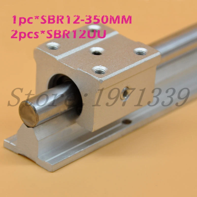 SBR12 Rail L350mm 12 мм линейный руководство ЧПУ часть линейного рельса рельсы с 2 шт. SBR12UU