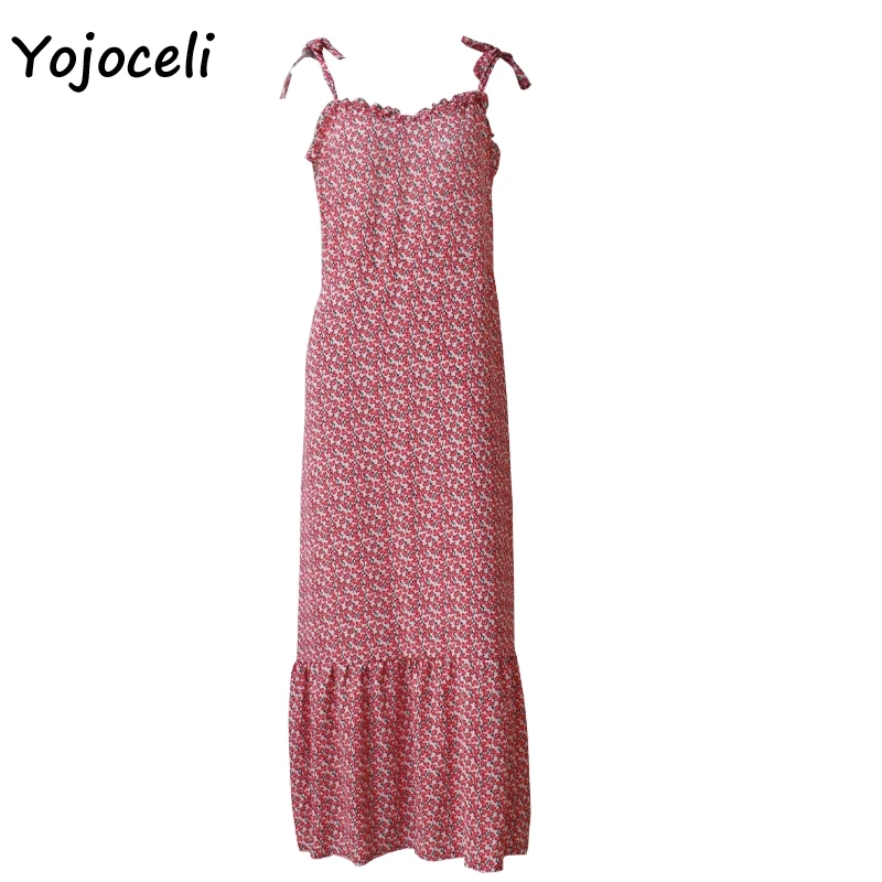 Yojoceli новое весеннее шикарное платье с цветочным принтом плиссированное