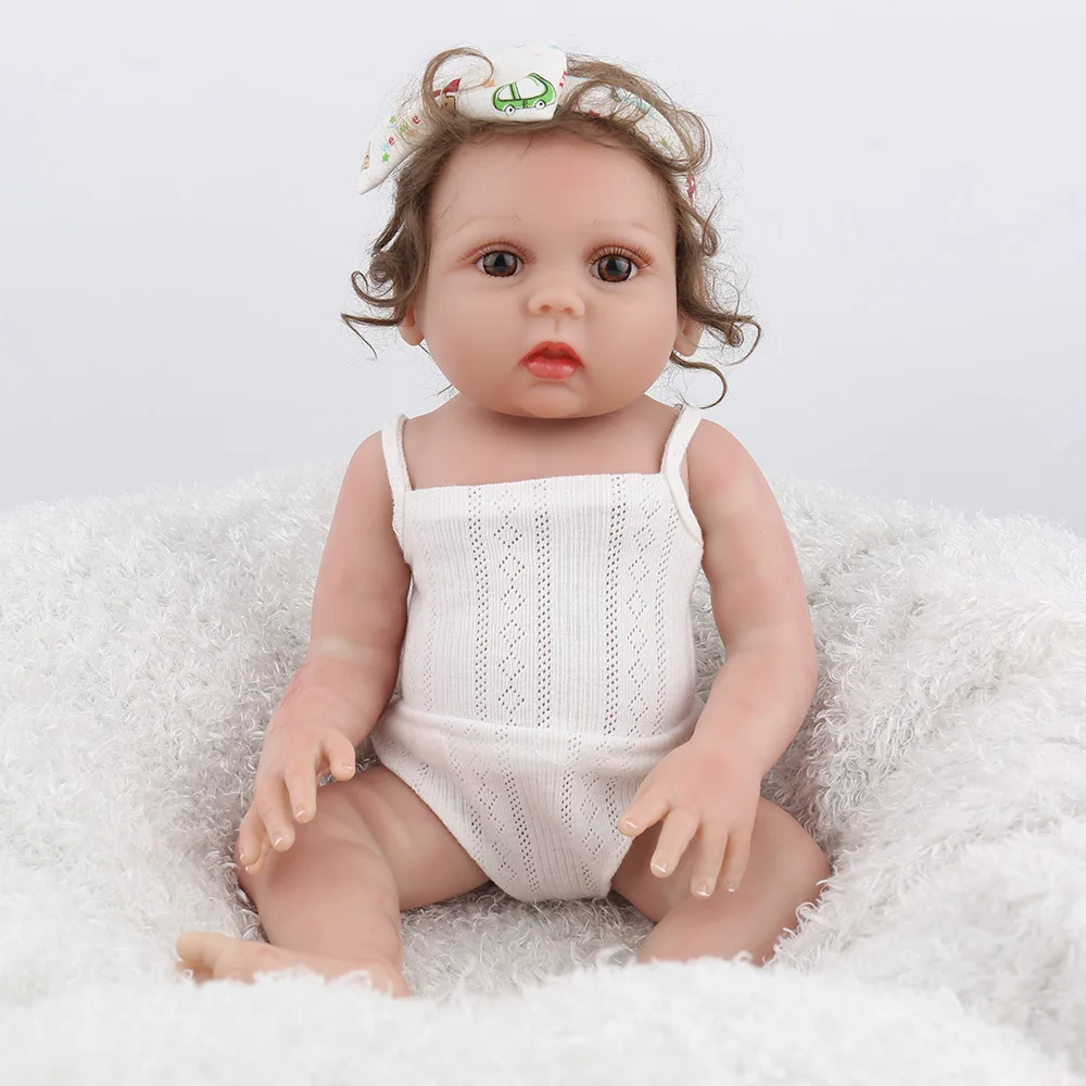 Полностью мягкие силиконовые куклы Reborn Baby 48 см, реалистичные куклы Bebe Reborn Girl, куклы Alive, Игрушки для ванны, Детские милые игрушки Menina, подарки на день рождения