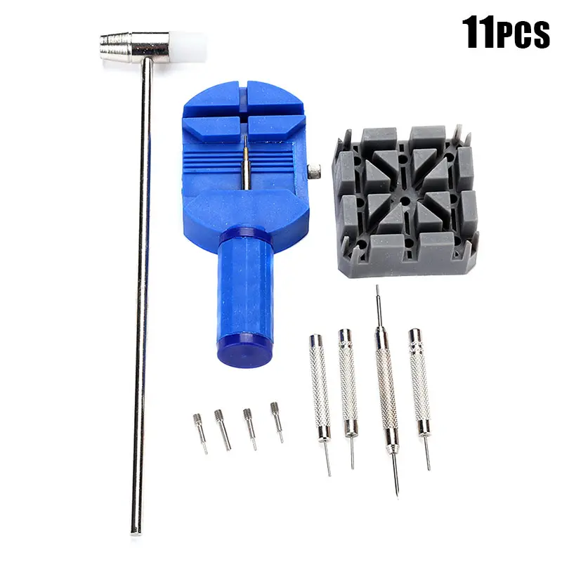 

11Pcs Repair Watch Tools Set Simple Home DIY Portable Convenient Demolition Watch Band LXH
