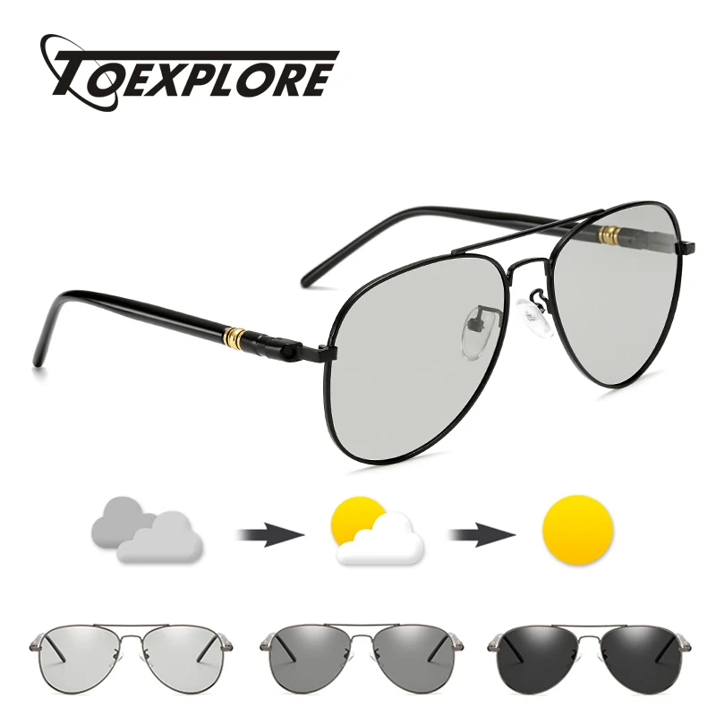 TOEXPLORE Explore фотохромные мужские Поляризованные антибликовые солнцезащитные очки