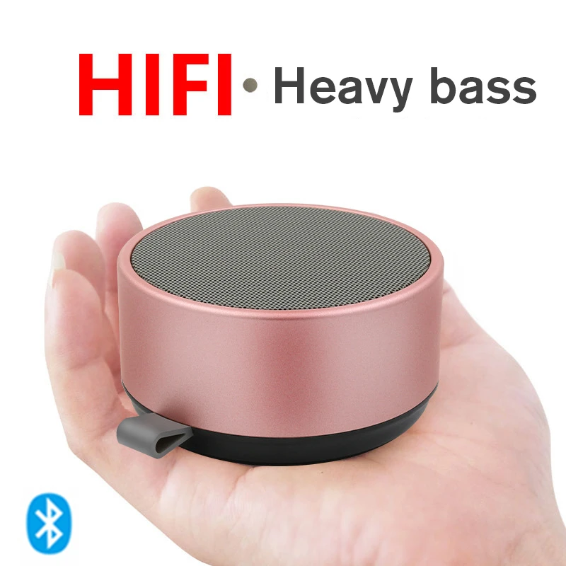 NBY беспроводной портативный Bluetooth динамик мини тяжелый бас Lou s HiFi Звук FM радио