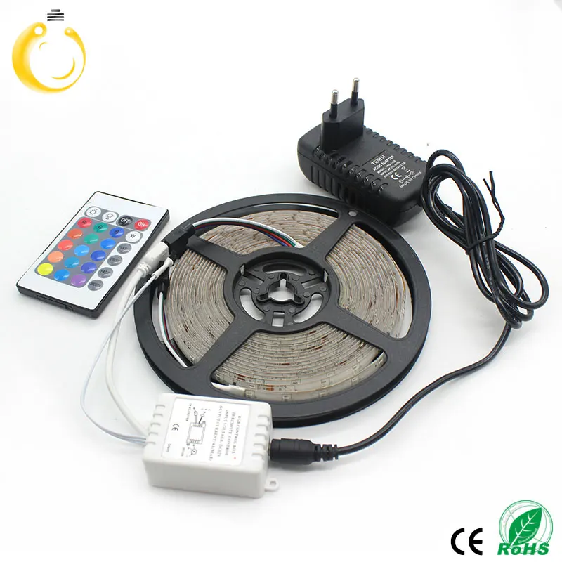 RGB Лента светодиодная 12 В 5 м/рулон|rgb led tape|led tapestrip lights |