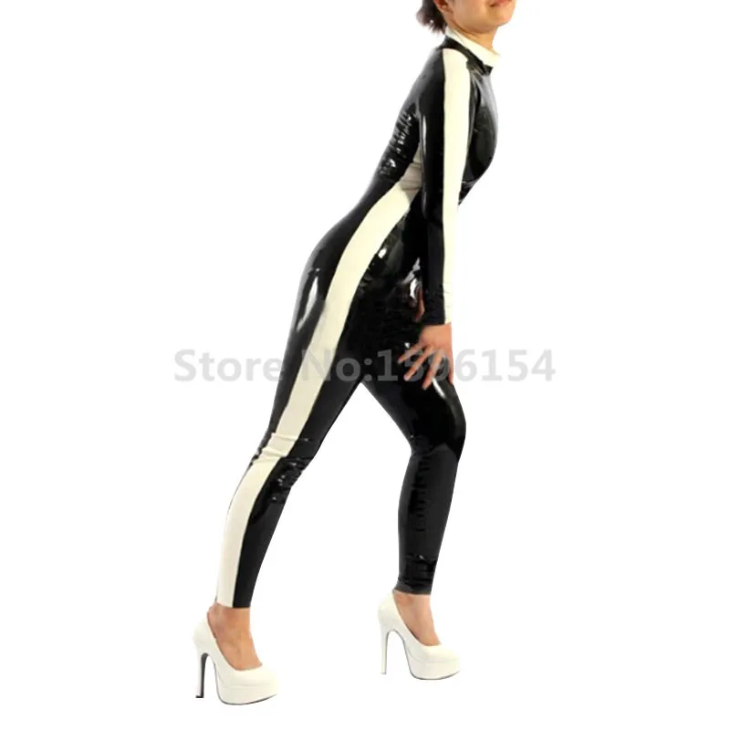 Натуральный латексный костюм кошки Zentai резиновый Фетиш-костюм ручной работы с