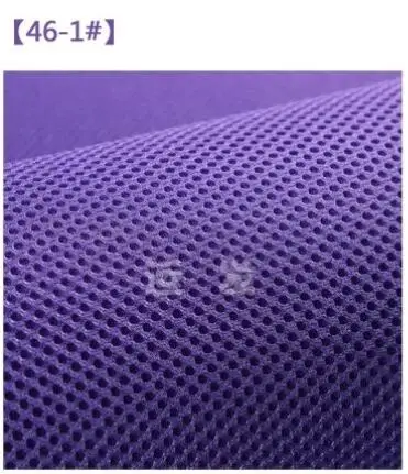 461 Purple 3D Воздушная Прокладка сэндвич-сетка ткань PET Hygrolon тяжелое сиденье Чехол Мягкая Толстая дышащая спортивная одежда 155 см ширина 230 г/м2 Толщина 3 мм - Цвет: 461 Purple