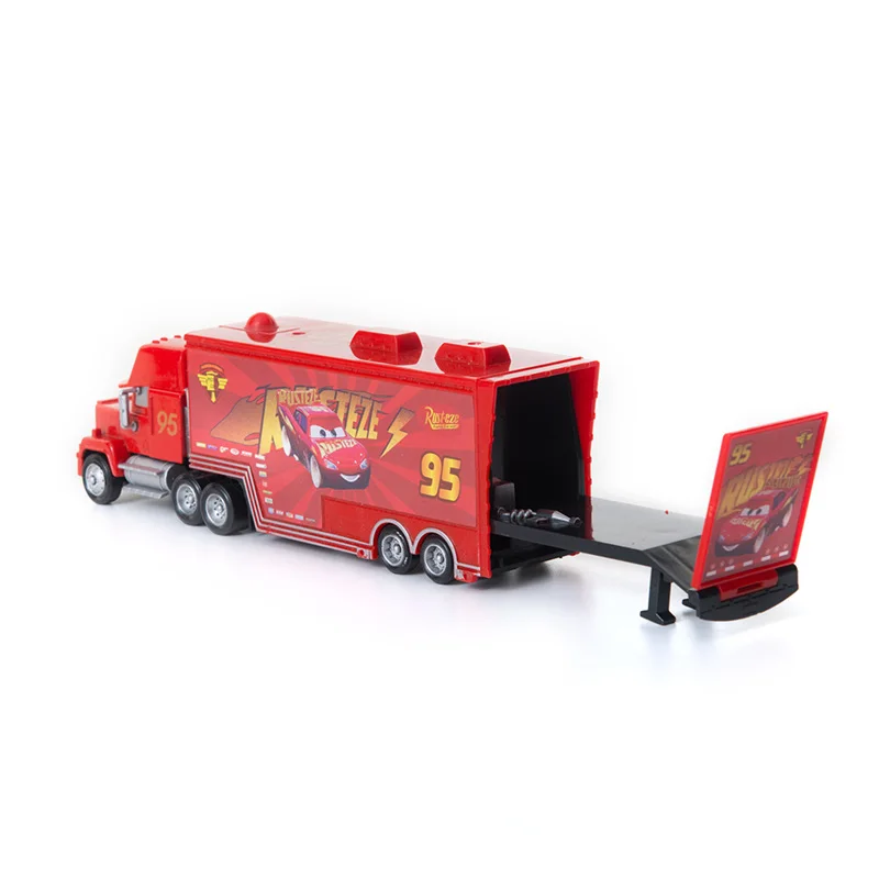 Disney Pixar Cars 2 3 игрушки № 35 грузовик молния McQueen Джексон шторм Рамирез Мак дядюшка 1:55 литой модельный автомобиль игрушка детский подарок