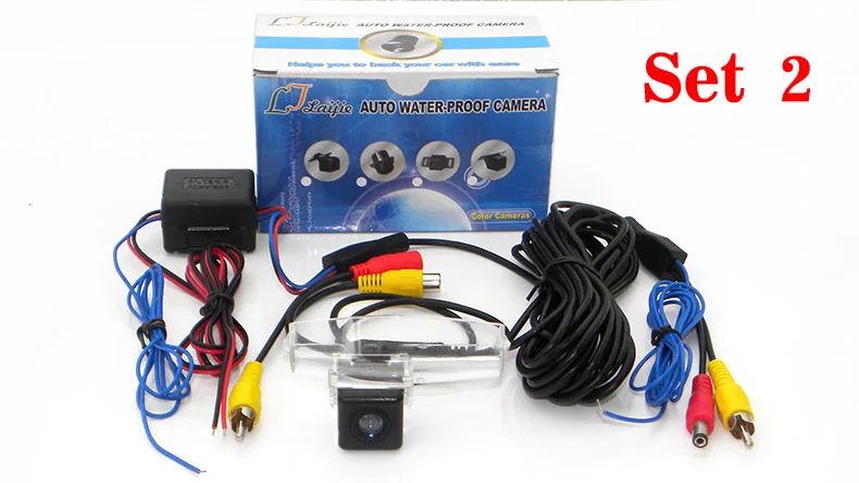 Set 2 Автомобильный Обратный Камера для Mazda 2 Mazda2 DE 2007 2008 2009 2010 2012 2013 /CCD авто парковка запасной Камера для Mazda demio де - Название цвета: Set 2