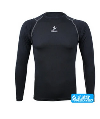 Men's Compression Long Sleeve Tights Base Layer Running Fitness Cycling | Спорт и развлечения