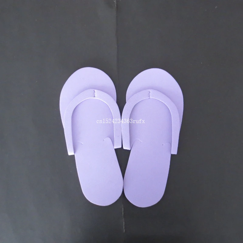 500 пар одноразовые тапочки разных цветов EVA пенопластовые для Салона Спа