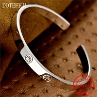 hot brand full silver bracelet bangles woman men fashion charm jewelry star bracelet 100 solid sterling silver jewelry