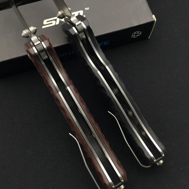 SRM 1006 ГБ 14C28N Balde G10 ручка с высокой твердостью Шарикоподшипниковый Флиппер для