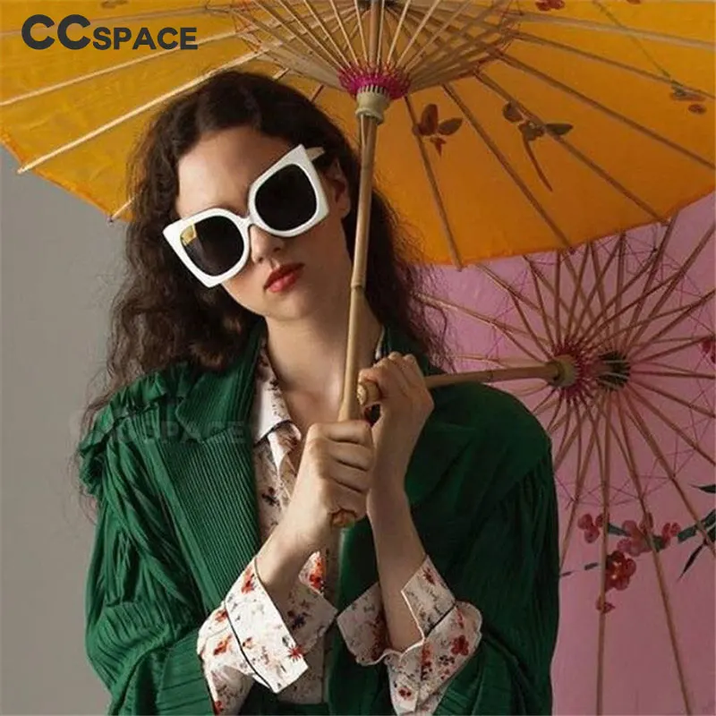 47253 Ретро кошачий глаз Квадратные Солнцезащитные очки мужские и женские Модные