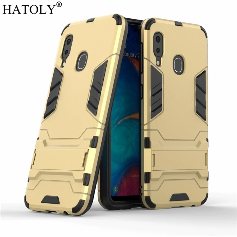 Защитный чехол HATOLY для Samsung Galaxy A20e Жесткий Чехол из силиконовой резины с роботом