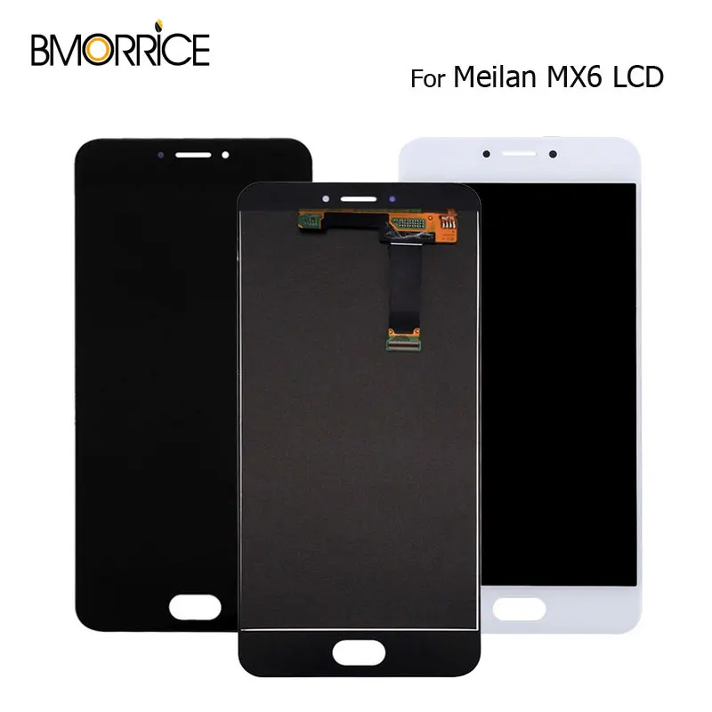 Для Meilan MX6 ЖК-экран+ протестированный сенсорный дигитайзер с рамкой 5,5 ''черный или белый Замена