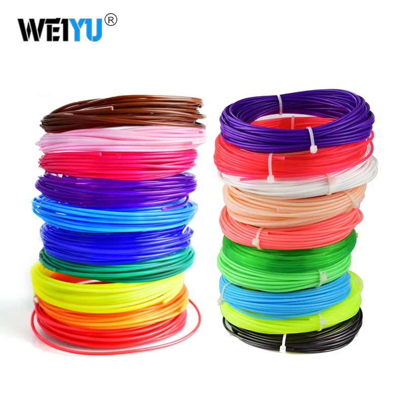 Russia random 20 color or 5 color*5m/set 3D Pen Filament ABS 1.75mm Plastic Rubber Printing Material For Printer | Компьютеры и офис