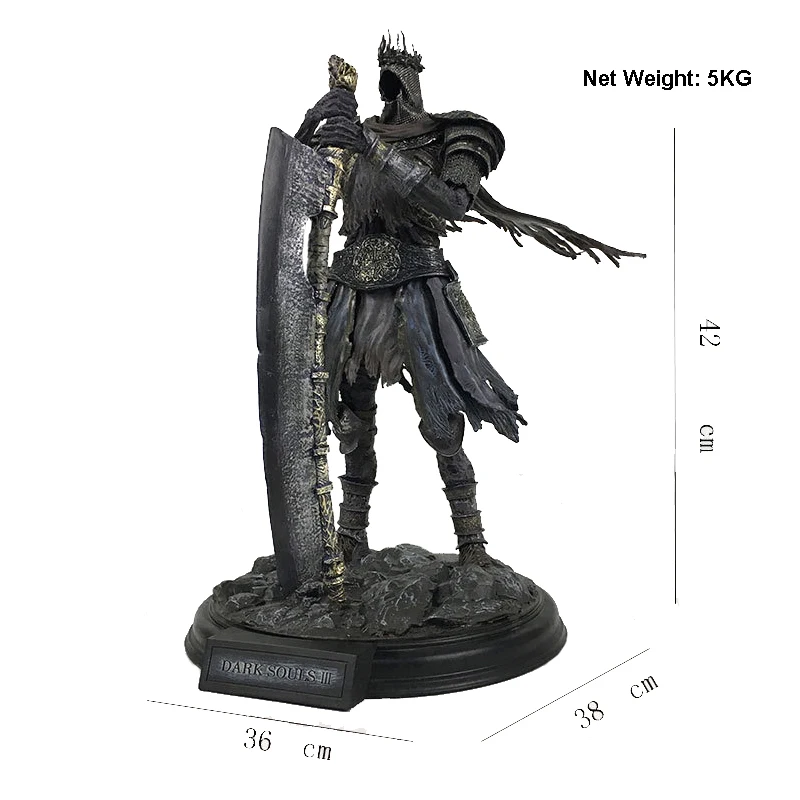 Статуя Dark Souls Yhorm The Giant 38*36*42 см, большая статуя из смолы, коллекционная фигурка, статуэтка для украшения, подарки на день рождения для мужчин