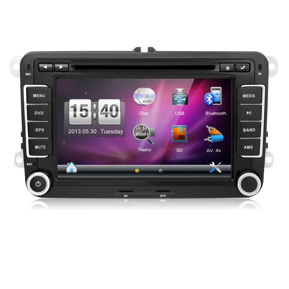 2din 7 &quotэкран Встроенный gps автомобильный DVD с навигацией для VW JETTA PASSAT/B6/CC GOLF 5/6 POLO