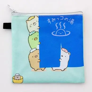 15 1 шт. Kawaii Мини Сумико гураши енот полиэстер Sundry Косметические Сумки для монет на молнии органайзер для хранения канцелярская карточка держатели - Цвет: 15