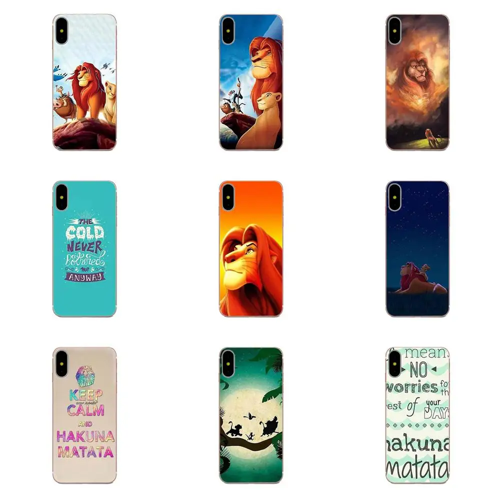 For Sony Xperia Z Z1 Z2 Z3 Z4 Z5 compact Mini M2 M4 M5 T3 E3 E5 XA XA1 XZ Premium TPU Cell Phone Cases Cartoon Lion King | Мобильные