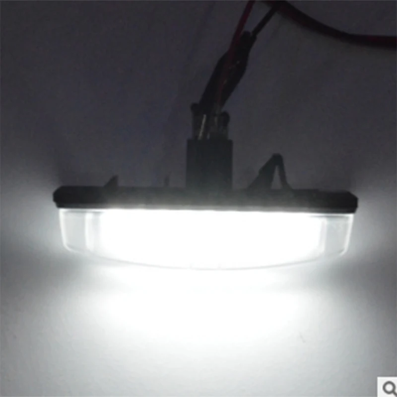 2X нет ошибок ксенон белый 18SMD номер светодиодный номерной знак свет для Toyota Camry