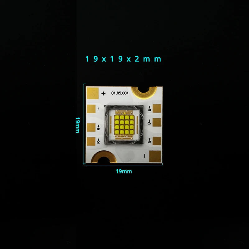 Умный Светодиодный точечный светильник высокой мощности Gobo 60 Вт чипы RGB для