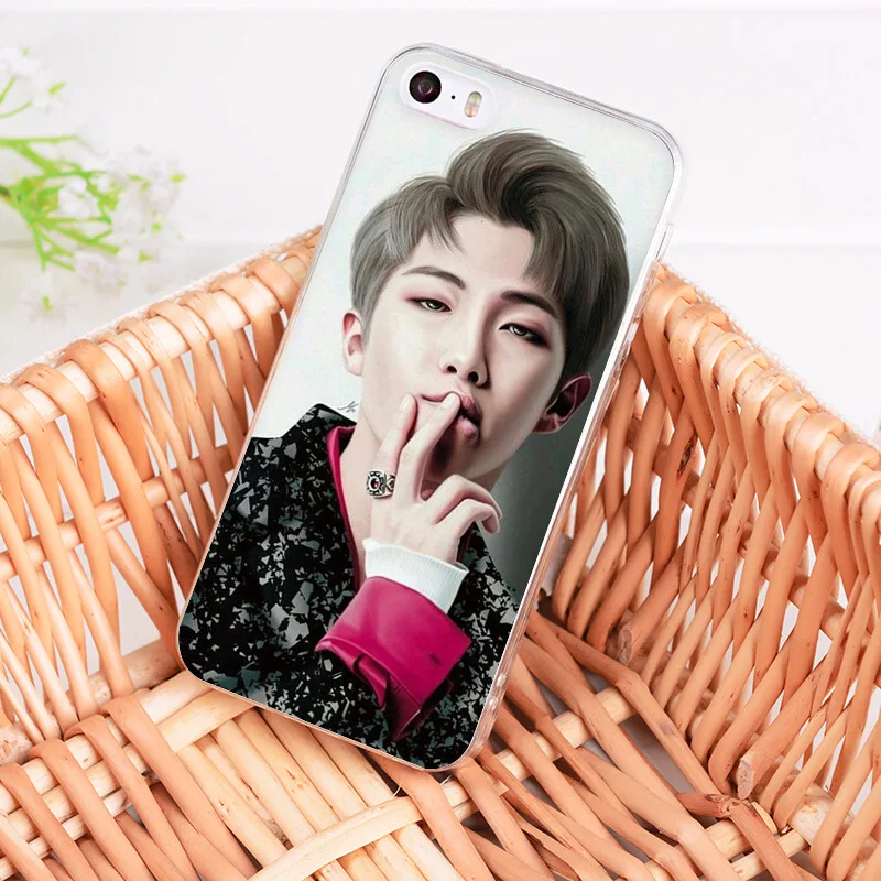 Laumans Популярные Star арт BTS Прозрачный чехол для Apple iPhone 8 7 6 S Plus X 5 5S SE 5C 4 4S крышка |
