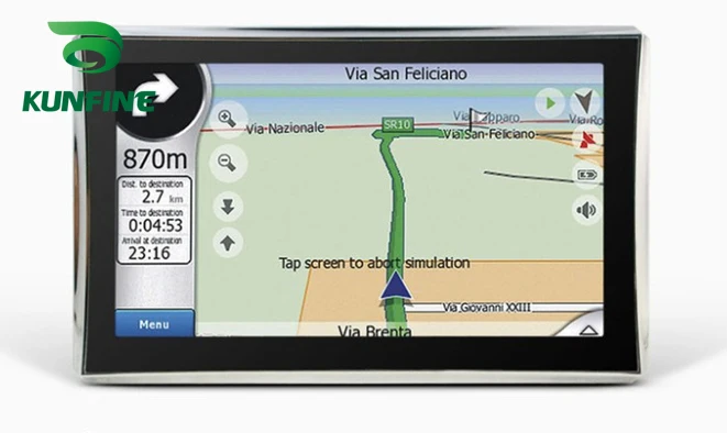 7 дюймовый экран Win CE 6 0 автомобильный радиоприемник с навигацией GPS 8 Гб 256 м