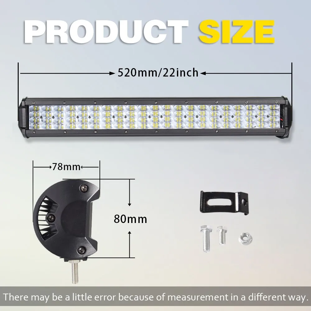 Crbrillar Superbright 6D светодиодный рабочий свет внедорожный 22 &quot252 Вт точечный прожектор