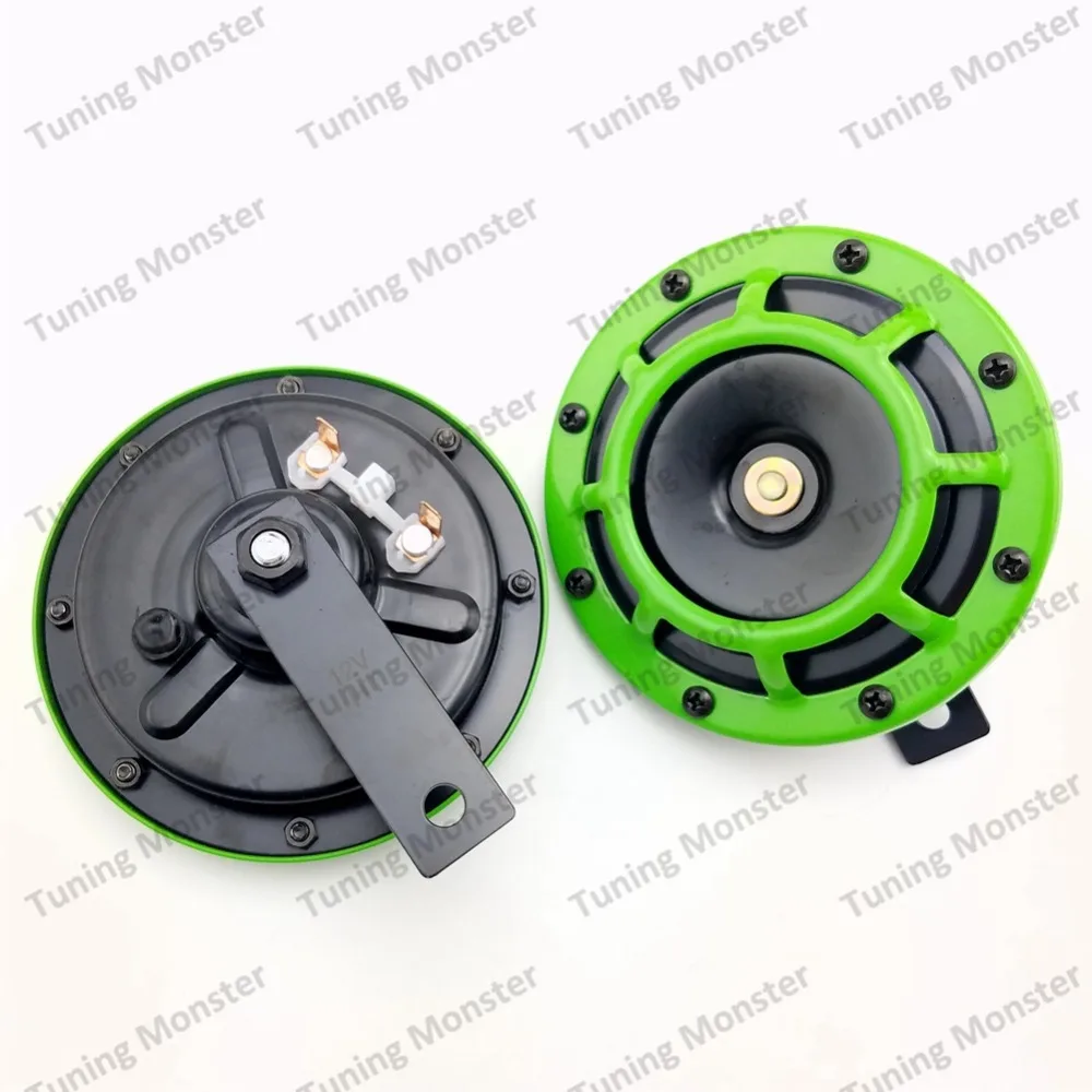2 шт. 12 v 115DB супер громкий звуковой сигнал компактный электрический взрыв тон воздуха рог комплект для мотоциклов и автомобилей