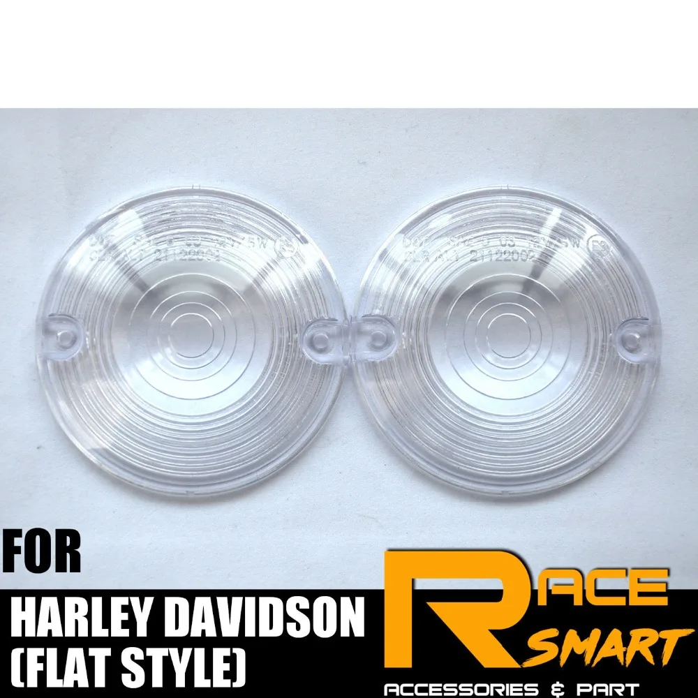 

Motorcycle Front Turn Signal Light Lens Cover Case For HARLEY DAVIDSON(FLAT STYLE)