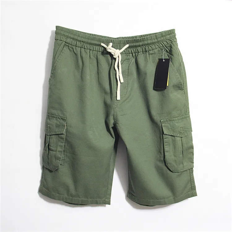

Men Casual Shorts Cargo Army Soft Cotton Men's Casual Shorts Multi Pocket Shorts Summer Thin Men's Trousers